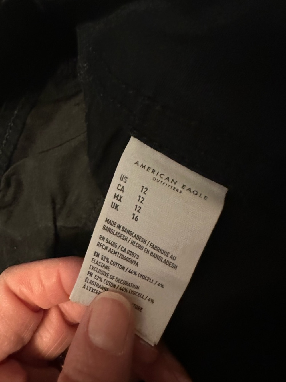 American Eagle Outfitters Black Super Stretch Shorts - Picture 3 of 4